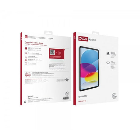 ZAGG InvisibleShield iPad 10.9 (10. generation)/iPad 11 (A16) Skærmbeskytter Glass Elite