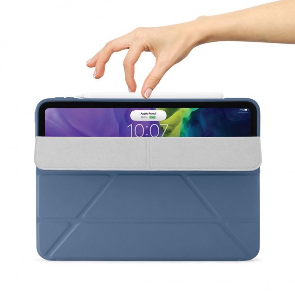 Pipetto iPad Pro 11 (gen 2/3/4) Origami Cover Blå