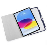 Pipetto iPad 10.9 (gen. 10)/iPad 11 (A16) Cover Origami No3 Pencil Case Mørkeblå