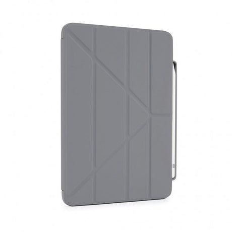 Pipetto iPad 10.9 (gen 10)/iPad 11 (A16) Cover Origami No3 Pencil Case Mørkegrå