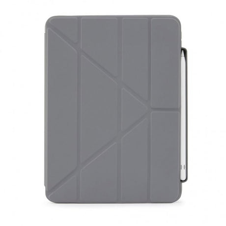 Pipetto iPad 10.9 (gen 10)/iPad 11 (A16) Cover Origami No3 Pencil Case Mørkegrå