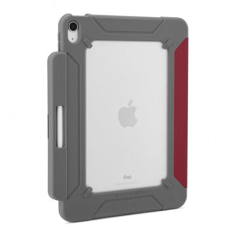 Pipetto iPad 10.9 (Gen 10)/iPad 11 (A16) Cover Origami No2 Pencil Shield Mørkerød