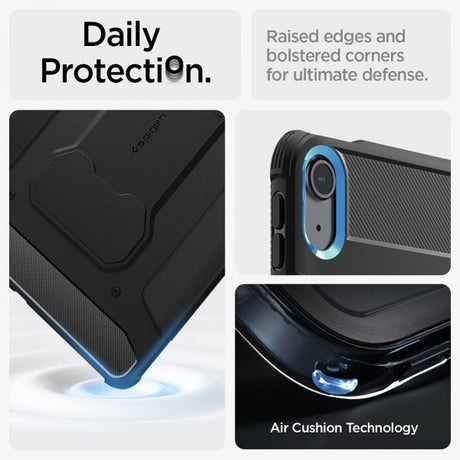 Spigen iPad Air 13 (M2/M3/M4) Cover Rugged Armor Pro Sort