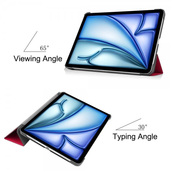 iPad Air 13 (M2/M3/M4) Cover Trifold Rød