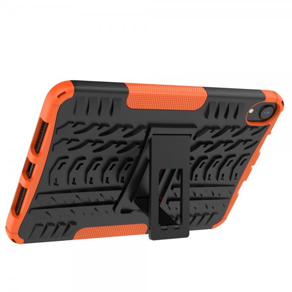 iPad mini (6. generation)/iPad mini (A17 Pro) Skal Dækmønster Stativfunktion Orange