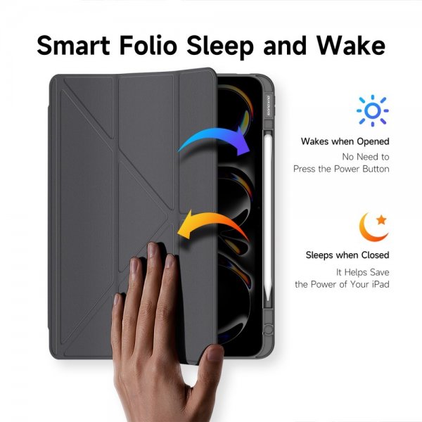 Dux Ducis iPad Pro 11 (M4/M5) Etui Magi Series Grå