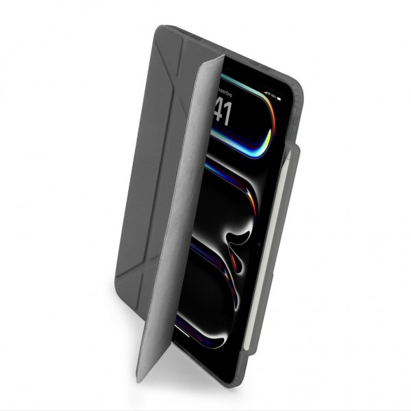 Pipetto iPad Pro 11 (M4/M5) Cover Origami No3 Pencil Case Grå
