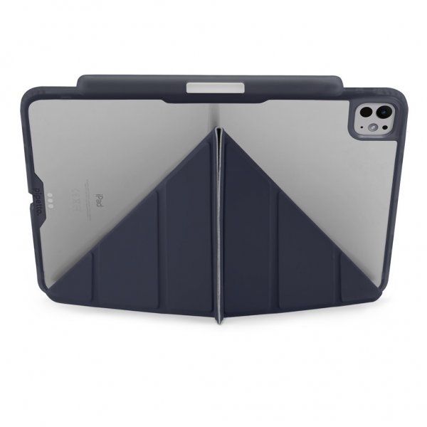 Pipetto iPad Pro 11 (M4/M5) Cover Origami No3 Pencil Case Mørkeblå