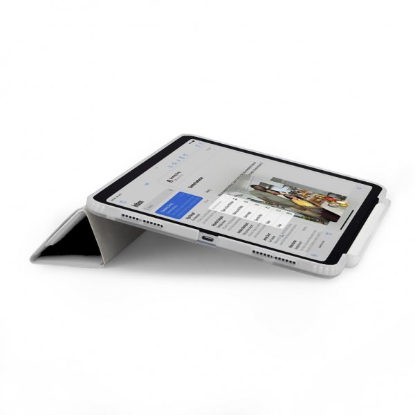 Pipetto iPad Pro 11 (M4/M5) Cover Origami No3 Pencil Case Hvid