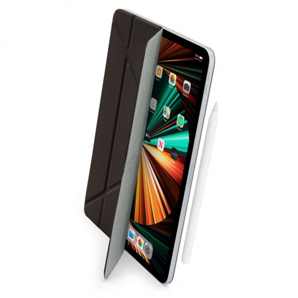 Pipetto iPad Pro 12.9 (gen 4/5/6) Etui Origami No4 folio Sort