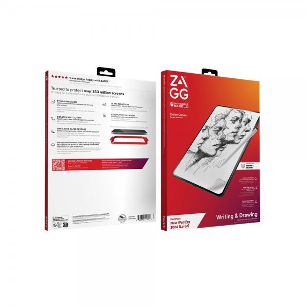 ZAGG InvisibleShield iPad Pro 13 (M4/M5) Skærmbeskyttelse Fusion Canvas