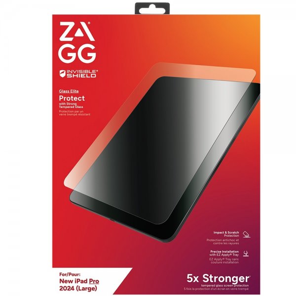 ZAGG InvisibleShield iPad Pro 13 (M4/M5) Skærmbeskyttelse Glass Elite