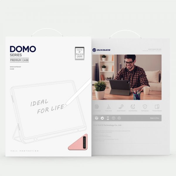 Dux Ducis iPad Pro 13 (M4/M5) Cover DOMO Series Rosa