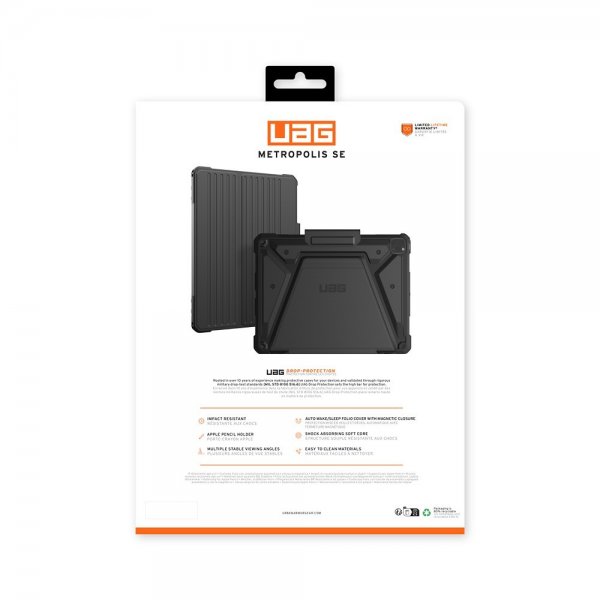 Urban Armor Gear (UAG) iPad Pro 13 (M4/M5) Cover Metropolis SE Sort