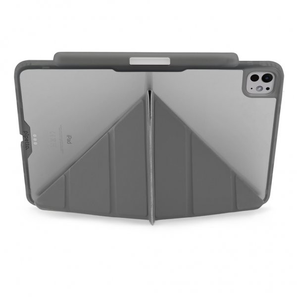 Pipetto iPad Pro 13 (M4/M5) Cover Origami No3 Pencil Case Grå