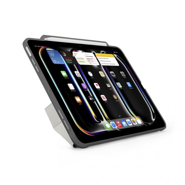 Pipetto iPad Pro 13 (M4/M5) Cover Origami No3 Pencil Case Grå