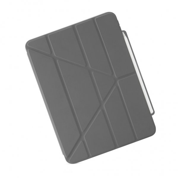 Pipetto iPad Pro 13 (M4/M5) Cover Origami No3 Pencil Case Grå