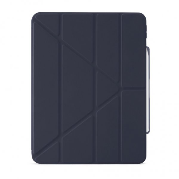 Pipetto iPad Pro 13 (M4/M5) Cover Origami No3 Pencil Case Mørkeblå
