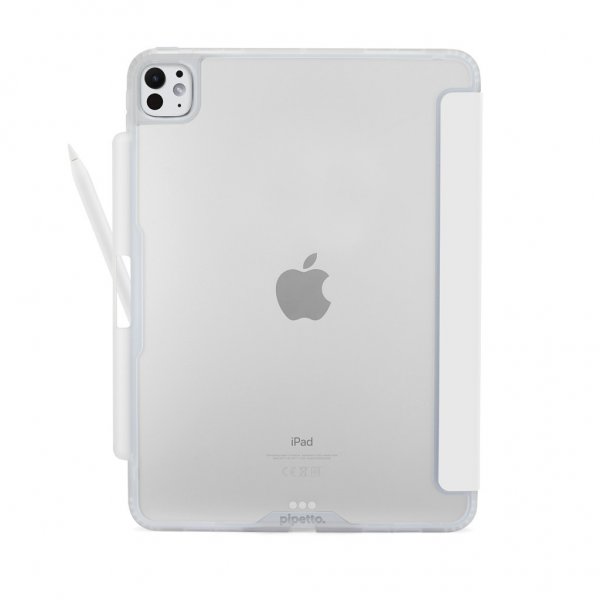 Pipetto iPad Pro 13 (M4/M5) Cover Origami No3 Pencil Case Hvid
