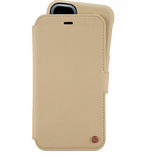 holdit iPhone 11 Etui Stockholm Aftageligt Cover Caramel Beige