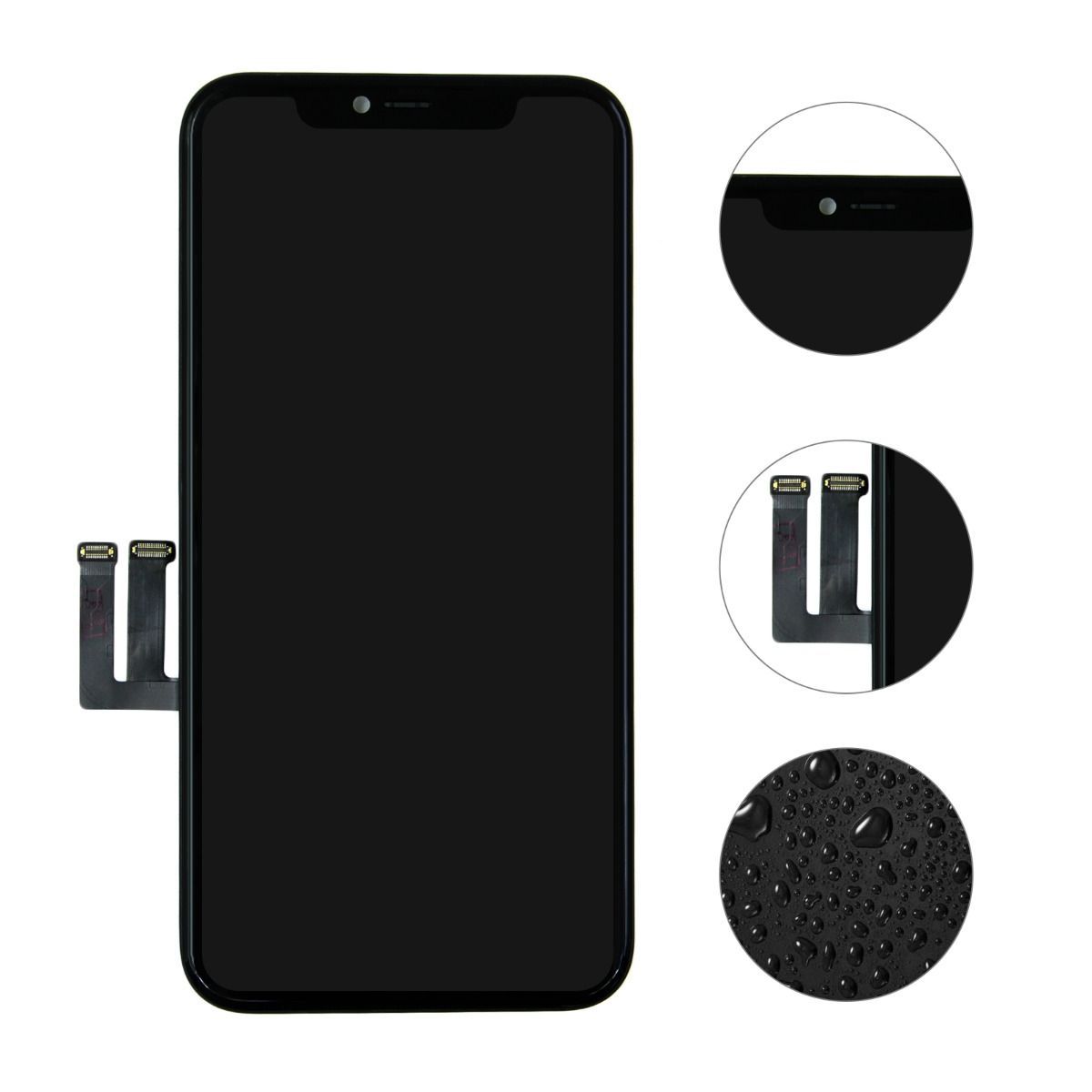 iPhone 11 LCD-skærm renoveret - Sort