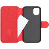 Rvelon iPhone 11 Cover Sammenklappeligt Kortrum Rød