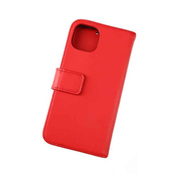 Rvelon iPhone 11 Cover Ægte Læder Rød