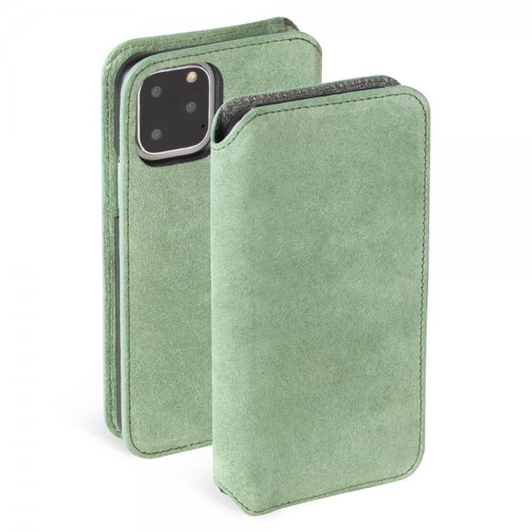 Krusell iPhone 11 Pro Cover Broby PhoneWallet Olive