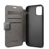 Guess iPhone 11 Pro Cover Lædertekstur Sort