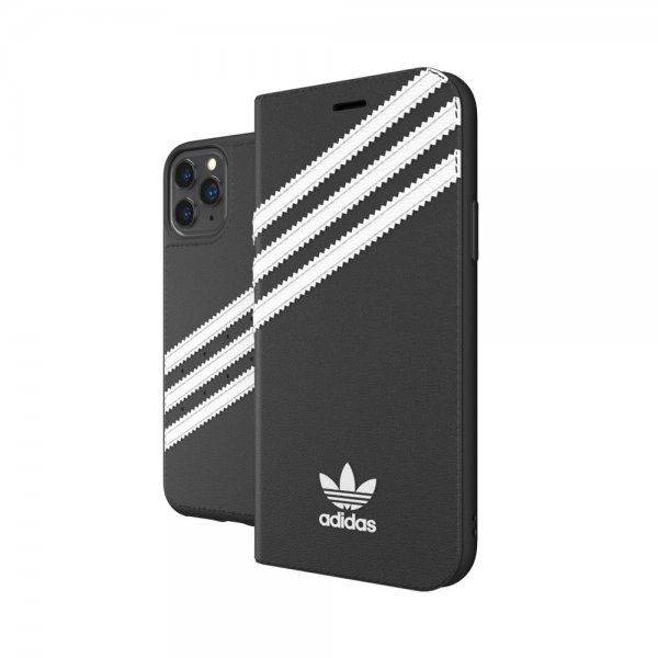 Adidas iPhone 11 Pro Cover ELLER Booklet Case Sort Hvid
