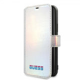 Guess iPhone 11 Pro Max Cover Iridescent Cover Sølv