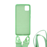 iPhone 11 Pro Max Cover Silikone med Halsrem Grøn