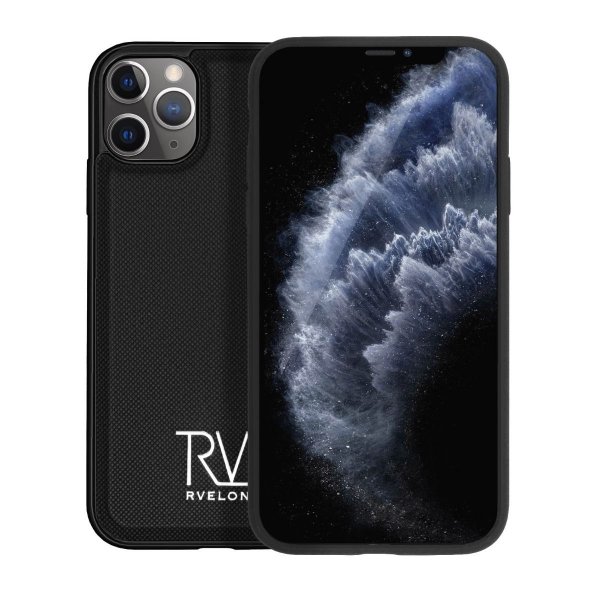 Rvelon iPhone 11 Pro Max Cover Magnetisk Aftagelig Skal Sort