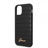 Guess iPhone 11 Pro Max Cover Croco Sort