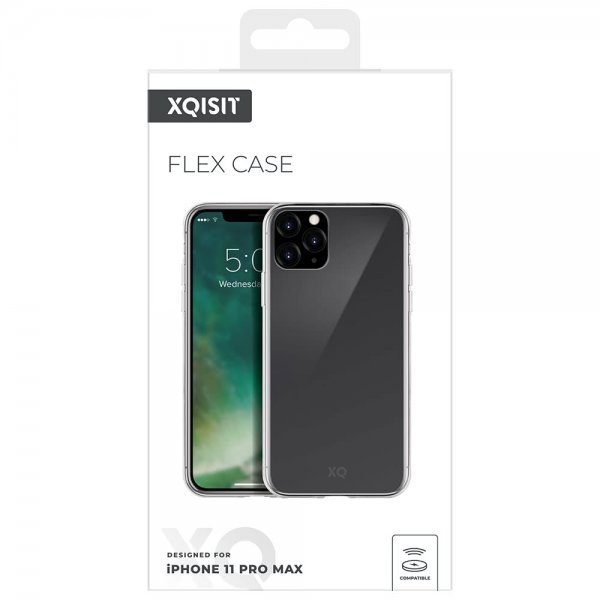Xqisit iPhone 11 Pro Max Cover Flex Case Transparent