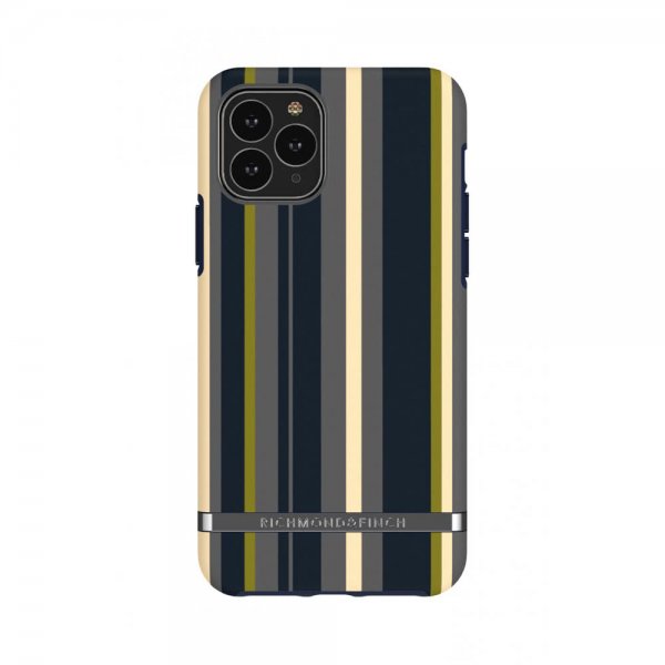 Richmond & Finch iPhone 11 Pro Max Cover Navy Stripes