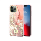 Richmond & Finch iPhone 11 Pro Max Cover Pink Marble Guld