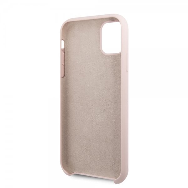 Guess iPhone 11 Pro Max Skal Silicone Cover Vintage Rosa