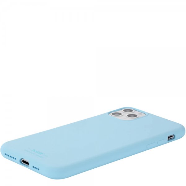 holdit iPhone 11 Pro Max Cover Silikone Lyseblå