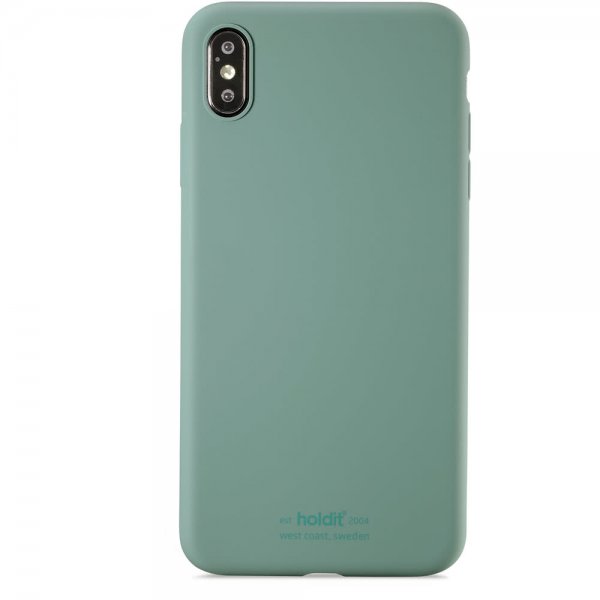 holdit iPhone Xs Max Silikone Cover Moss Green