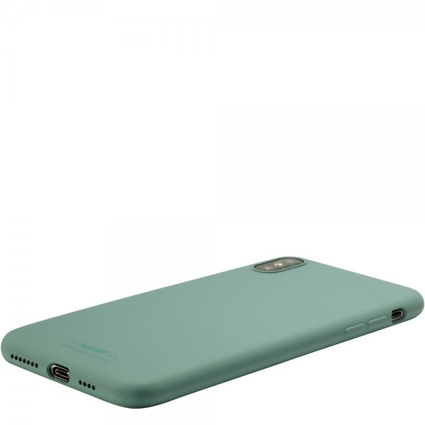 holdit iPhone Xs Max Silikone Cover Moss Green