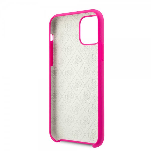 Guess iPhone 11 Pro Max Cover Tone on Tone Magenta
