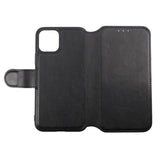 Rvelon iPhone 11 Pro Etui Udklappeligt Kortfag Sort