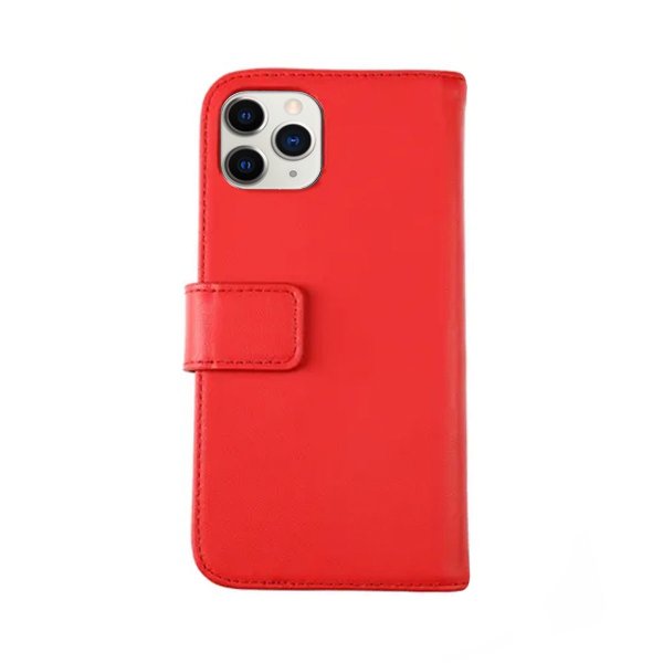 Rvelon iPhone 11 Pro Futteral Ægte Læder Rød