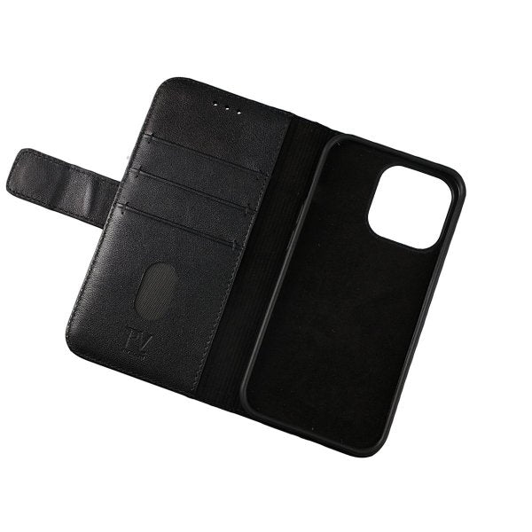 Rvelon iPhone 11 Pro Cover Ægte Læder Sort