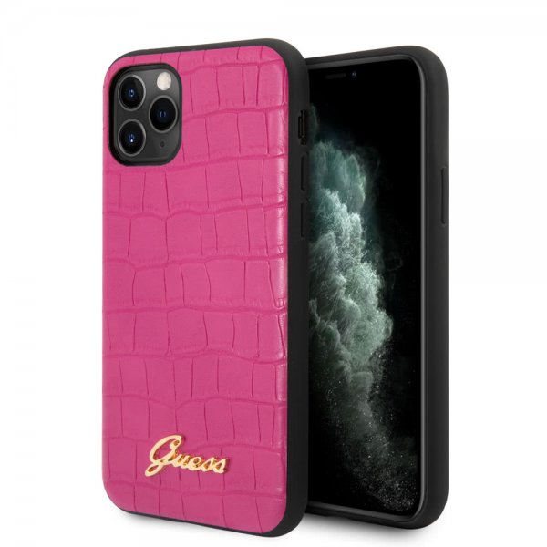 Guess iPhone 11 Pro Cover Croco Rose