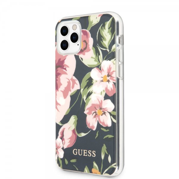 Guess iPhone 11 Pro Cover Flower Edition N.3 Navy