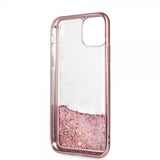 Guess iPhone 11 Pro Cover Glitter Rosaguld