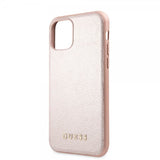 Guess iPhone 11 Pro Cover Lædertekstur Rosaguld