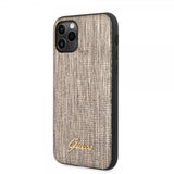 Guess iPhone 11 Pro Cover Lizard Guld